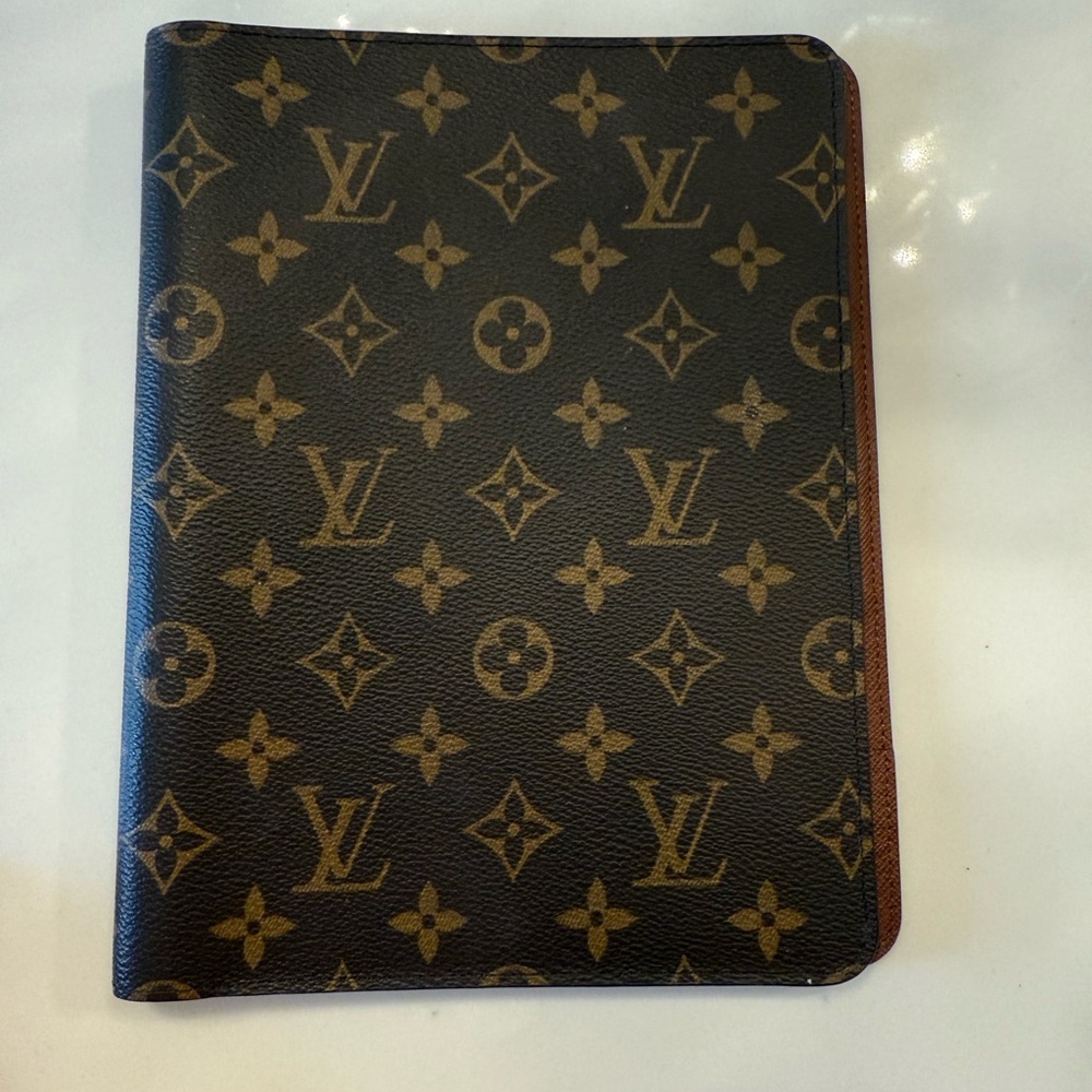 Louis Vuitton Monogram Canvas Folio in Brown and Tan